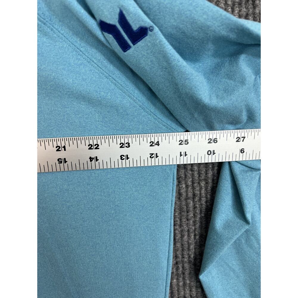 Holderness & Bourne Shirt Mens XL Blue 1/4 Zip Long Sleeve Performance Golf - Picture 10 of 12